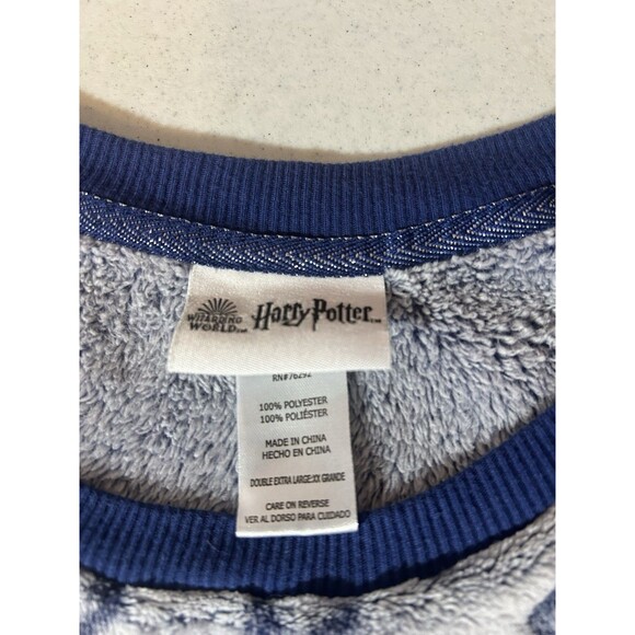 Harry Potter Wizarding World Pajamas Womens XXL Blue Soft 2 Piece Sleepwear Set - Picture 7 of 10